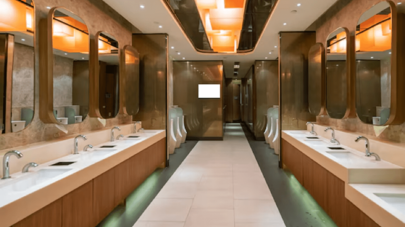 Odor Control for Mall Toilets
