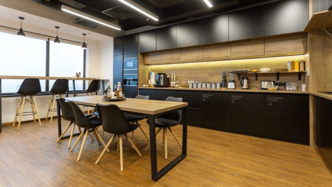 Professional office kitchen cleaning services.