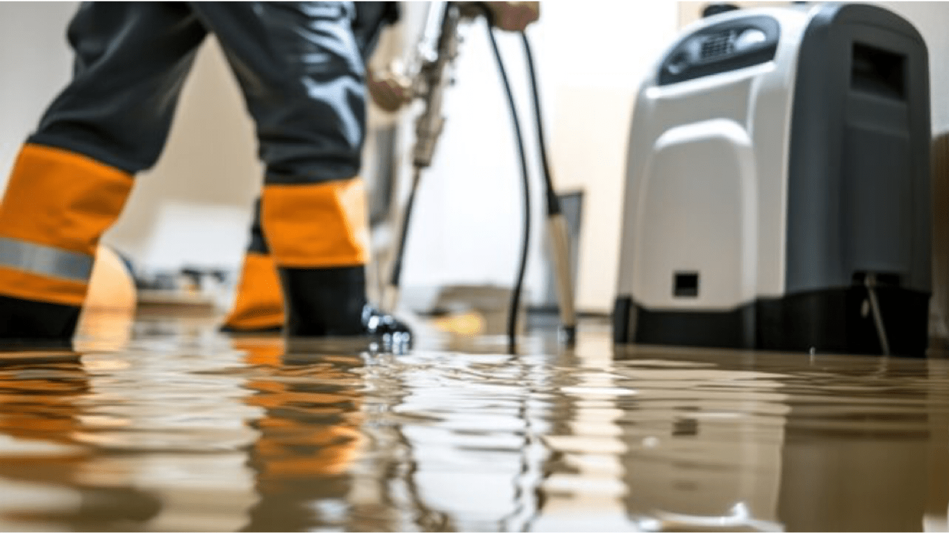 Emergency flood cleanup services