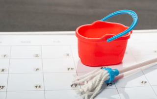 Scheduled cleaning services