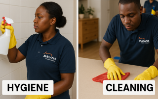 difference between hygiene and cleaning
